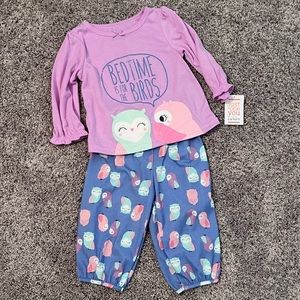 Just One You by Carters, 2-piece loose fit pajamas, purple/blue owl
